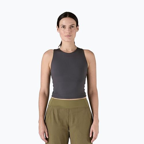 Moteriški žygių marškinėliai Patagonia Reversible Tank black