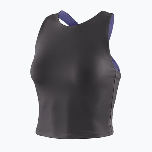 Moteriški žygių marškinėliai Patagonia Reversible Tank black