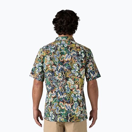 Patagonia vyriški marškinėliai Tidal Threads Camp undersea/ink juoda