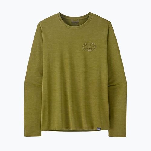 Vyriški marškinėliai ilgomis rankovėmis Patagonia Cap Cool Daily Graphic Lands clean climb roots/graze green x-dye
