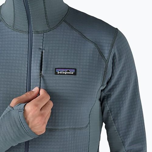 Vyriška Patagonia R1 Hybrid Pullover Softshell striukė utility blue