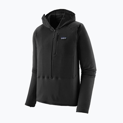 Vyriška Patagonia R1 Hybrid Pullover Softshell Striukė juoda