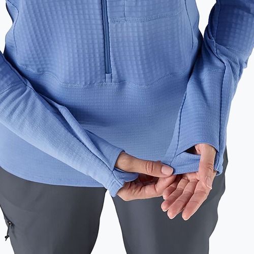 Moteriška softshell striukė Patagonia R1 Hybrid Pullover Hoody abundant blue