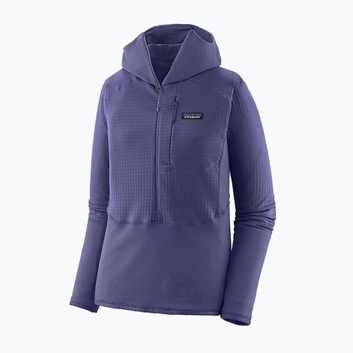 Moteriška softshell striukė Patagonia R1 Hybrid Pullover Hoody solstice purple