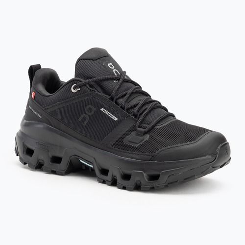 Moteriški batai On Cloudrock Low Waterproof black/black