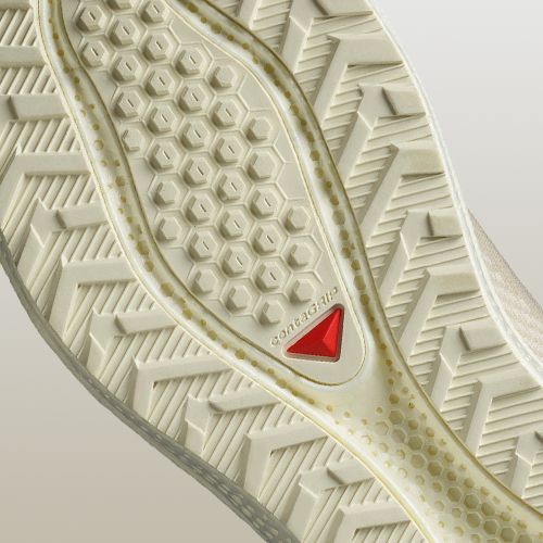 Moteriški bėgimo bateliai Salomon Aero Blaze 3 GRVL vanila/almond milk