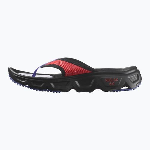 Moteriškos šlepetės per pirštą Salomon Reelax Break 6.0 cosmic sky/black/flame scarlet