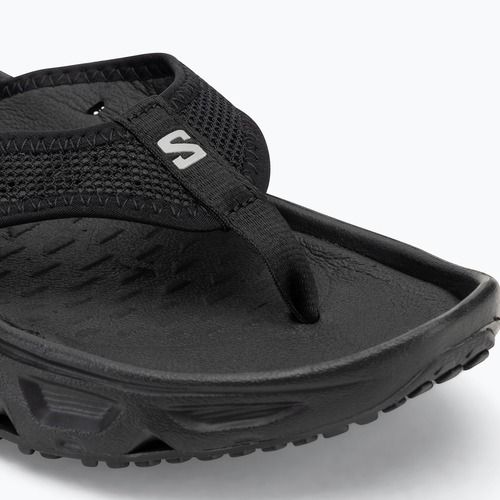 Moteriškos šlepetės per pirštą Salomon Reelax Break 6.0 black/black/alloy