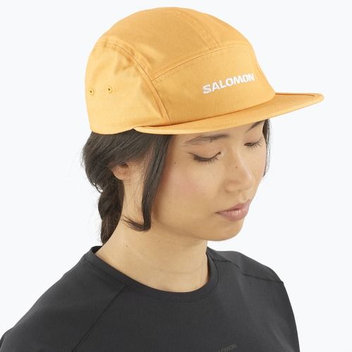 Kepuraitė su snapeliu Salomon 5 Panel warm apricot