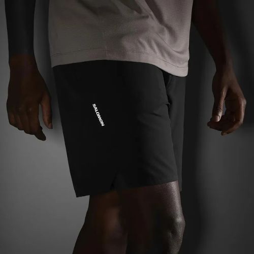 Vyriški bėgimo šortai Salomon SHAKEout Core 7" No Liner deep black