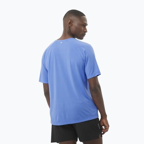 Vyriški bėgimo marškinėliai Salomon SHAKEout Core ultramarine