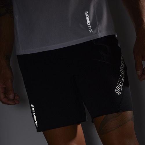 Vyriški bėgimo šortai Salomon Sense Aero 7'' deep black