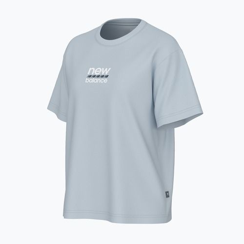 Moteriški marškinėliai New Balance Sport Relaxed Graphic ice blue