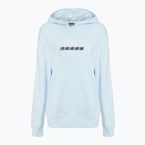 Moteriškas džemperis New Balance Sport Graphic French Terry Hoodie ice blue