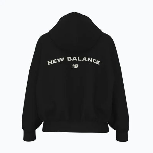 Moteriškas džemperis New Balance Reimagine Fleece Hoodie black