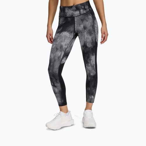 Moteriškos bėgimo tamprės Under Armour Launch Printed Ankle black/reflective