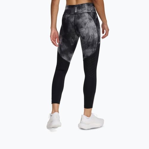 Moteriškos bėgimo tamprės Under Armour Launch Printed Ankle black/reflective