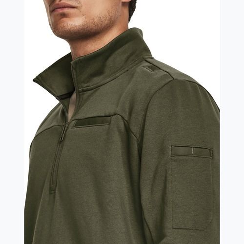 Vyriškas džemperis Under Armour Tactical Rival Job Fleece 1/4 Zip marine od green