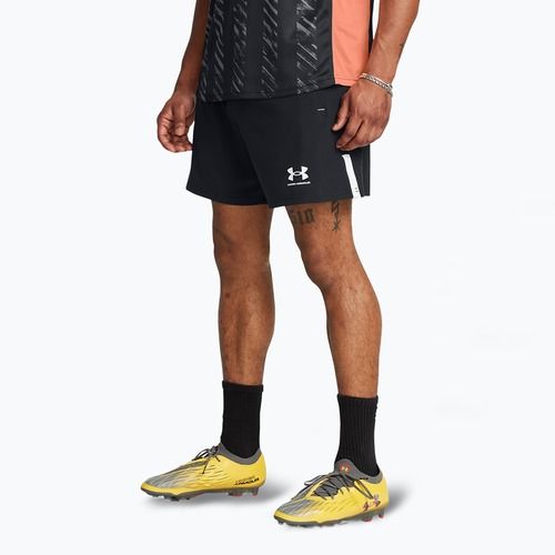 Vyriški futbolo šortai Under Armour Challenger Pro Woven black / white