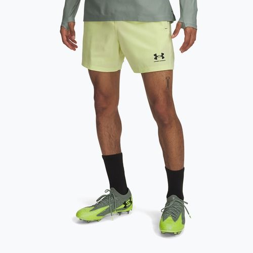 Vyriški futbolo šortai Under Armour Challenger Pro Woven sonic yellow / black
