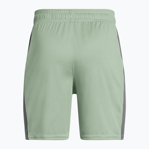 Vaikiški futbolo šortai Under Armour Challenger Knit silica green / castlerock / white