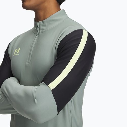 Vyriškas futbolo džemperis Under Armour Challenger Pro 1/4 Zip silica green / black / sonic yellow