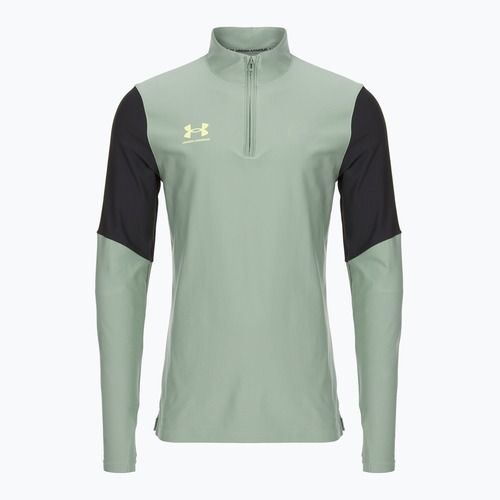 Vyriškas futbolo džemperis Under Armour Challenger Pro 1/4 Zip silica green / black / sonic yellow