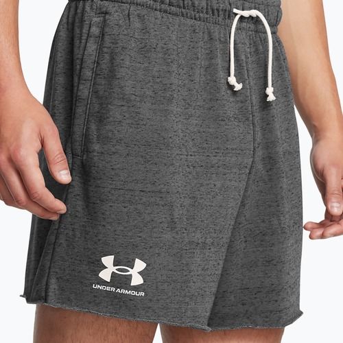 Vyriški šortai Under Armour Rival Terry 6in castlerock/onyx white