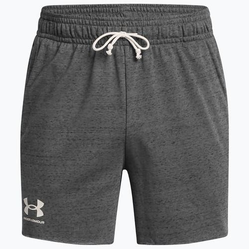Vyriški šortai Under Armour Rival Terry 6in castlerock/onyx white