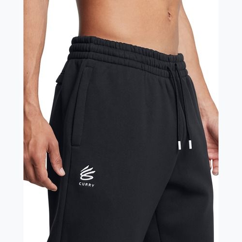 Vyriškos kelnės Under Armour Curry Splash Jogger black / white clay