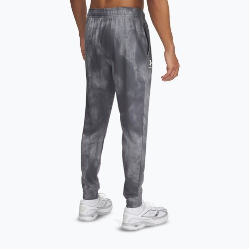 Vyriškos kelnės Under Armour Rival Terry Printed Jogger castlerock/onyx white