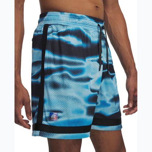 Vyriški krepšinio šortai Under Armour Curry Statement II midnight navy / stream
