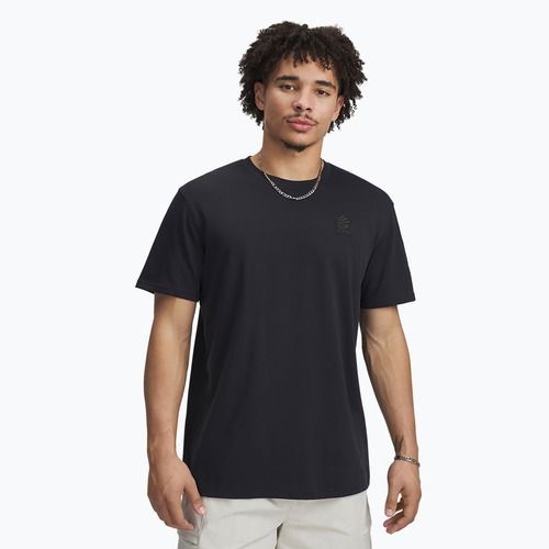 Vyriški krepšinio marškinėliai Under Armour Curry Heavyweight Trend Tee black/black