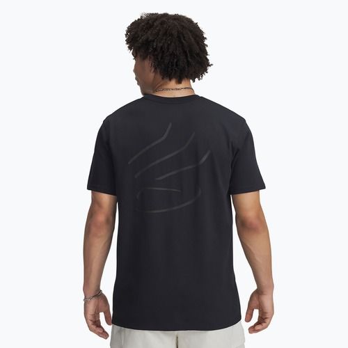 Vyriški krepšinio marškinėliai Under Armour Curry Heavyweight Trend Tee black/black