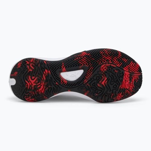 Under Armour Lockdown 7 raudoni/juodi/balti krepšinio bateliai