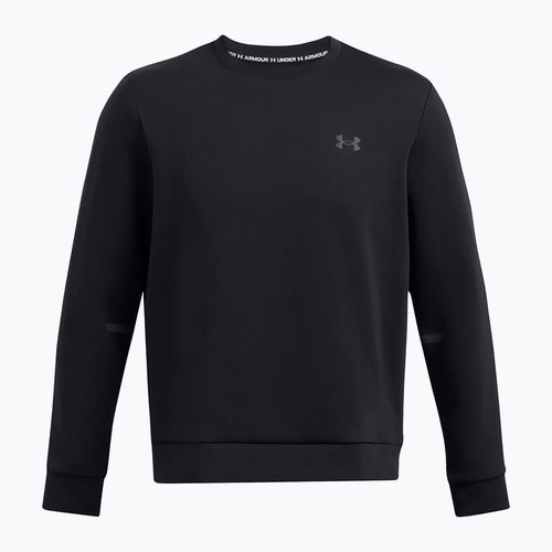 Vyriškas džemperis Under Armour Unstoppable Fleece Crew black/black