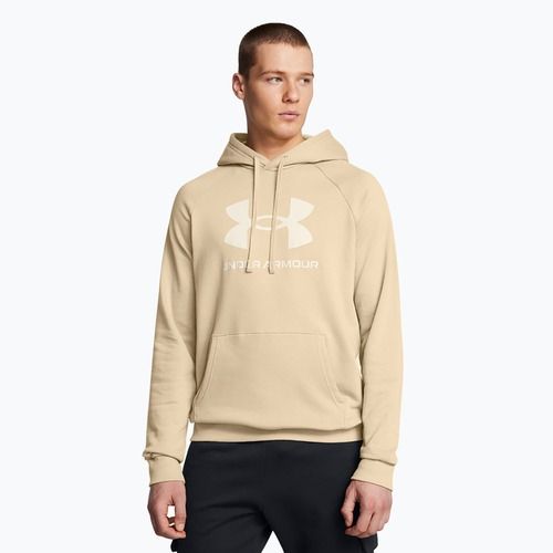 Vyriškas džemperis Under Armour Rival Fleece Logo HD city khaki/summit white