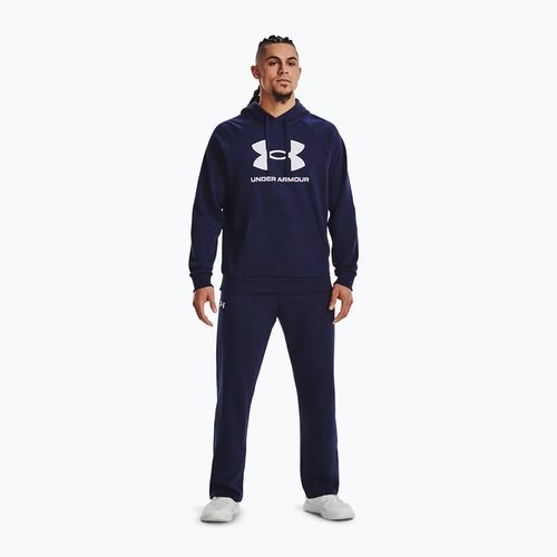 Vyriškas džemperis Under Armour Rival Fleece Logo HD midnight navy/white