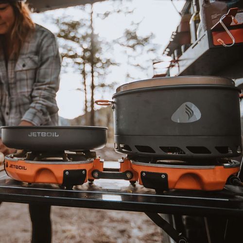 Turistinė viryklė Jetboil Genesis Basecamp Cooking System carbon
