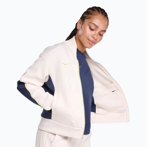 Moteriška bėgimo striukė HOKA Kaitoro Knit alabaster / varsity navy