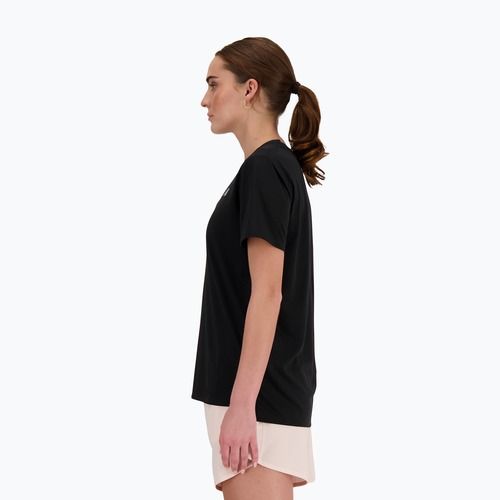Moteriški bėgimo marškinėliai New Balance Essentials SS black