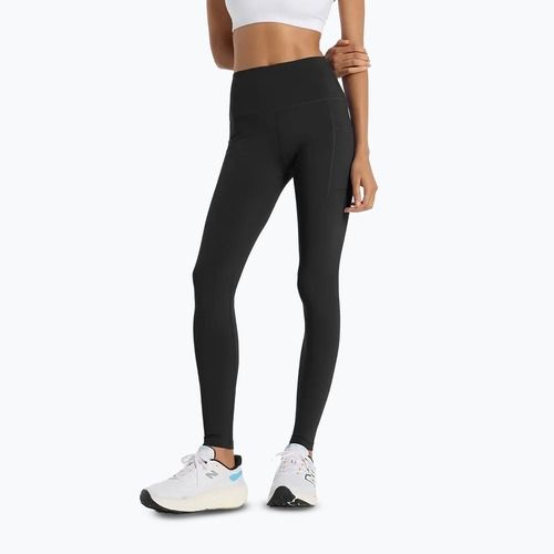 Moteriškos bėgimo tamprės New Balance Sleek Pocket High Rise black
