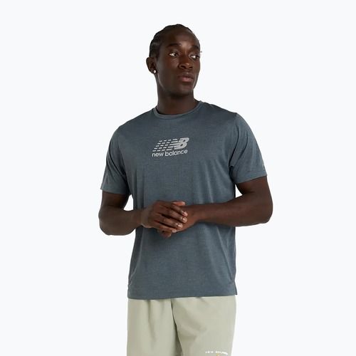 Vyriški bėgimo marškinėliai New Balance Athletics Reflective graphite