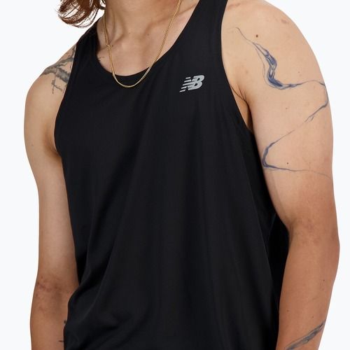 Vyriškas bėgimo tank topas New Balance Sport Essentials Singlet black