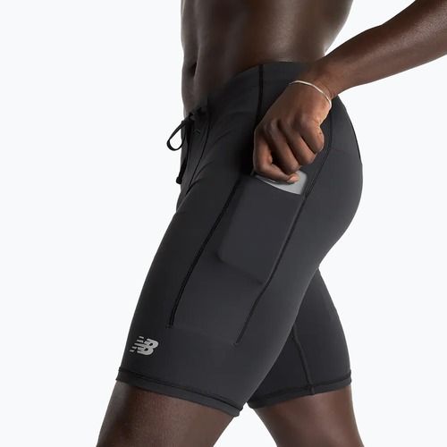 Vyriški bėgimo šortai New Balance Sleek Pocket Half Tight 9" black