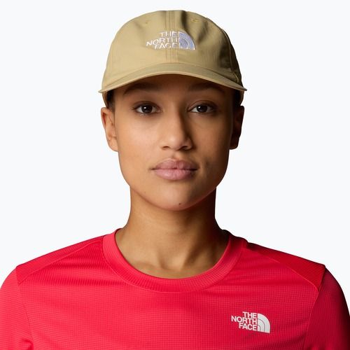 Kepuraitė su snapeliu The North Face Horizon khaki stone