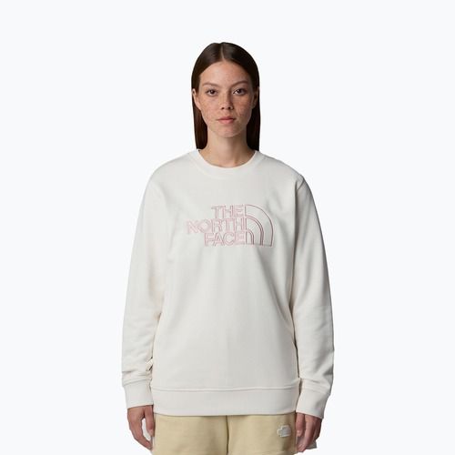 Moteriškas džemperis The North Face Drew Peak Light Crew white dune/metal pink