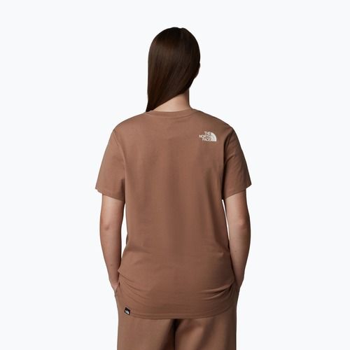 Moteriški marškinėliai The North Face Relaxed Easy Tee latte/white dune