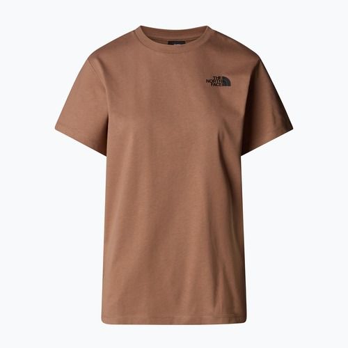 Moteriški marškinėliai The North Face Box Nse Relaxed Tee latte/tnf white