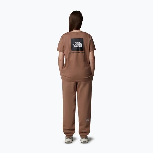 Moteriški marškinėliai The North Face Box Nse Relaxed Tee latte/tnf white